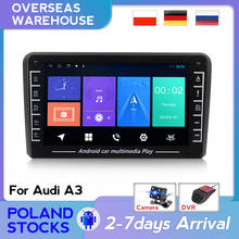 IPS 1280*720 Android 4G Автомобильный мультимедийный видео плеер для Audi A3 8P 2003-2012 S3 2006-2012 RS3 Sportback 2011 DVD 2Din 2024 - купить недорого