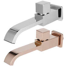 G1/2 Wall-in Waterfall Sink Basin Faucet Single Cold Water Tap Bathroom Accessory 2024 - buy cheap