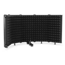 Professional 5-Panel Studio Recording Microphone Isolation Shield Filter Wind Screen Foam Sound Absorption For Any Condenser Mic 2024 - compre barato