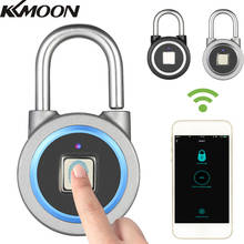 BT Smart Keyless Fingerprint Lock Waterproof APP / Fingerprint Unlock Anti-Theft Security Padlock Door Luggage Case Lock 2024 - buy cheap