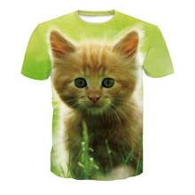 Fashion 2020 New Cool T-shirt Men/Women 3d Tshirt Print two cat Short Sleeve Summer Tops Tees T shirt Male 2024 - buy cheap