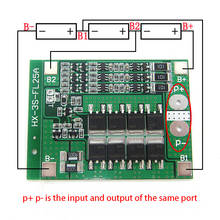 Placa de protección de batería 3S 25A Li-ion 18650 BMS PCM, Placa de protección de batería bms pcm con equilibrio para paquete de celdas de batería li-ion lipo 2024 - compra barato