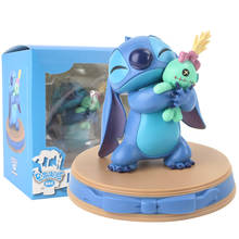 11cm Anime Lilo & Stitch Stitch With Scrump PVC Statue Action Figure Collectible Model Toy Doll Gift 2024 - buy cheap