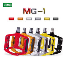 Wellgo Pedal MG-1 Ultralight Super High Quality Magnesium Alloy Antiskid Bike Pedals Mountain Bicycle Parts With Anti-Skid Nails 2024 - buy cheap