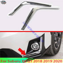 For Subaru XV GT 2018 2019 2020 ABS chrome front fog lamp lamp eyebrow trim molding border trim sticker 2024 - buy cheap