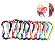 20 PCS Carabiner Aluminum Alloy Outdoor Buckle Solid Anti-skid Climbing Accessories Kettle Bag Backpack Buckle For Hiking 2024 - buy cheap