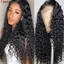 Cheap Human Hair Water Wave Wig 4x4 Water Wave Lace Closure Wigs Remy Indian Hair 26 Inch WaterWave Wig 150%Density Wet and Wavy 2024 - buy cheap