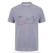 Camiseta masculina manga curta e casual, camiseta variável de algodão para professores de matemática, presente de aniversário 2024 - compre barato