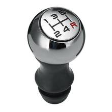 5 Speed Aluminum Gear Shift Knob for Peugeot 106 206 207 306 307 407 408 508 Silver+Black Number 2024 - buy cheap