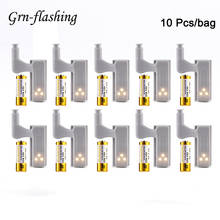 10pcs LED Inner Hinge Lamp Under Cabinet Light Universal Wardrobe Light with 23A Battery Armario Cupboard Closet Kitchen Bedroom 2024 - buy cheap