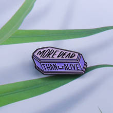 Gravestone Halloween Murder Mystery Enamel Pin 2024 - buy cheap