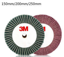 Non-woven Scouring Pad 150/200/250mm Grinding Wheel Flap Mop Polishing Wheel Disc 20mm Bore  25 50 thickness 2024 - buy cheap