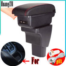 Автомобильный подлокотник коробка для Hyundai I10 вращающийся центр консоль коробка для хранения с USB интерфейсом украшения Аксессуары 2024 - купить недорого