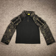 Mens G3 Combat Shirt Military Army Airsoft Tactical Gear Paintball Hunting Uniform Shirt Multicam MCBK Blue 2024 - buy cheap