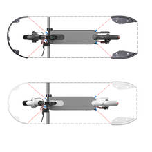 Bumper semicircle Protective Body Strips Sticker Tape For Xiaomi Mijia M365 MI M365 Electric Scooter Parts Skateboard 2024 - buy cheap
