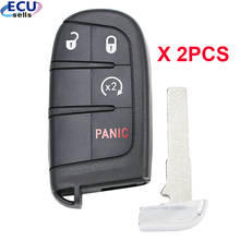 2PCS X 4 Button  Replacement Remote Key Shell Case for Fiat 500X 500 500L 2016 2017 for Jeep Renegade Compass M3N-40821302 2024 - buy cheap