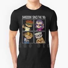 Camiseta de Shreddin-Since-The-90S para hombre, Camisa de algodón, S-6Xl, Shreddin Since 90S Rocket Power, Otto, Twister, strogues, Cindy 2024 - compra barato