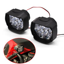 DC 12V Motorcycle Lamp LED Driving Headlight Fog Light Auxiliary Light For YAMAHA tmax 500 530 xp500 xp530 xj600 keeway tx125 2024 - buy cheap