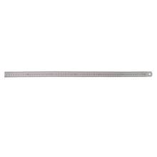 1 Pc High Quality Steel Ruler Stainless Steel Double Side Measuring Straight Edge Ruler 60cm Silver For Architects And Students 2024 - buy cheap