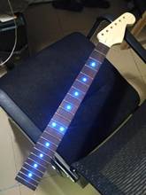disado 22frets  inlay LED dots Rosewood Fretboard maple Electric Guitar Neck  Guitar accessories Musical instrument Parts 2024 - buy cheap