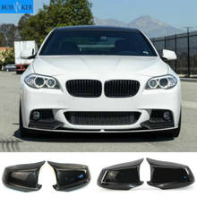 Black Mirror Covers Fit for Bmw 5 Series F10/F11/F18 Pre-Lci 11-13 Mirror Caps Replacement Side Mirror Caps Rear Door Wing Rear- 2024 - buy cheap