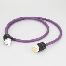 1,5 м ac-313 6N кабель питания с позолоченной вилкой Стандарта США, кабель питания CD AMP hifi 2024 - купить недорого