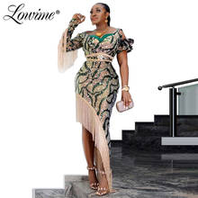 Abendkleider Mermaid African Prom Dresses Floor Length Tassel Beading Party Gowns 2020 Dubai Evening Dress Robe De Soiree 2024 - buy cheap