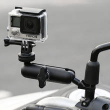 Soporte giratorio para cámara de bicicleta y motocicleta, montaje en espejo para manillar, para GoPro Hero8/7/6/5/360 +, accesorio para cámaras de acción, 4/3 2024 - compra barato