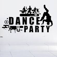 Etiqueta engomada de la pared del Partido de la música de la danza pegatinas del nombre del coche del Rock etiqueta del Pub Ktv decoración del hogar etiqueta de la banda del Mural 2024 - compra barato