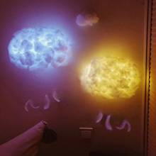 1 Set Cloud Shape Night Lights For Children Room Decor DIY LED Warm White Clouds Lamp Atmosphere Night Lamps Creative Handmade 2024 - buy cheap
