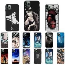 Attack on Titan Phone Case for iPhone 11 12 mini pro XS MAX 8 7 Plus X XS XR 2024 - buy cheap