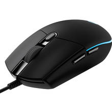 Logitech g102 mouse para jogos com fio, com botão mecânico retroiluminado, macro, laptop, usb, home office 2024 - compre barato