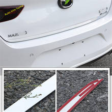 Rear Trunk Tailgate Door Strip Streamer Lid Panel Cover Trim Fit For Mazda 3 2019 - 2022 Exterior Modified Accessories Parts 2024 - buy cheap