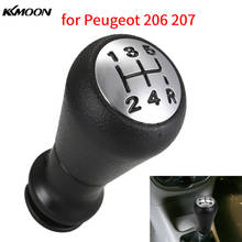 KKMOON-perilla de caja de eje adaptador de palanca Manual, transmisión de 5 velocidades, accesorios de estilo de coche para Peugeot 206 207 2024 - compra barato
