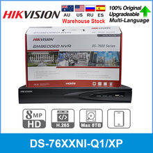 Hikvision NVR DS-7604NI-Q1/4P DS-7608NI-Q1/8P 4/8CH POE NVR 4MP H.265+ 1 SATA for POE IPC Security Network Video Recorder 2024 - buy cheap