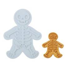 1PCS Halloween skull stamp sugar cookie cutter Gingerbread man cookie mold DIY kitchen tools Press-on biscuit maker kitchen tool 2024 - buy cheap