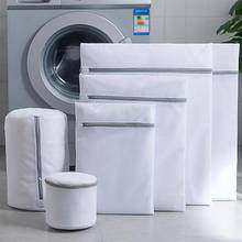 Thickened Zipped Mesh Laundry Bag Washing Machine Bra Stocking Underwear Delicates Machine Wash Bags Travel Clothes Storage Bags 2024 - buy cheap