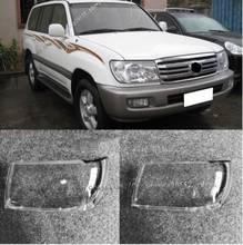 Endurecimiento de cubierta transparente para faro delantero de Toyota Land Cruiser LC100, 2005-2007, 2 piezas 2024 - compra barato