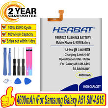 100% original hsabat 4600 mah EB-BA515ABY bateria para samsung galaxy a51 SM-A515 2024 - compre barato