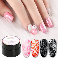 MEET ACROSS Gel Spider Line For Nails Art Gel Polish UV Color Painting Gel Nail Polish Spider Gel Lacquer Web Stickers Gel Polis 2024 - buy cheap