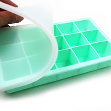 1PC 15 Grid Food Grade Silicone Ice Tray Home with Lid DIY Ice Cube Mold Square Shape Ice Cream Maker Kitchen Bar Accessories 2024 - купить недорого