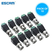 ESCAM  BNC Connectors for AHD Camera CVI Camera TVI Camera  CCTV Camera Coaxial/Cat5/Cat6 Cables 2024 - купить недорого