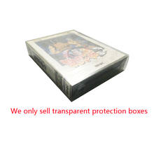 Caixa de armazenamento transparente de coleção, caixa de armazenamento transparente para máquina neogeo aes de snk home, com 10 peças 2024 - compre barato
