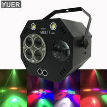 RG Laser Light  LED 4X3W Pattern Light 2X15W Strobe Light 6x3W RGBWPO Effect Light DMX512  DJ Disco Bar Party Stage Projector 2024 - buy cheap