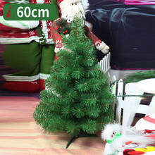 Árbol de Navidad de PVC de 45/60cm, árbol de Navidad, decoración de Año Nuevo, regalos de Navidad, árbol de Navidad Artificial, adornos pequeños para el hogar 2024 - compra barato