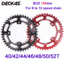 DECKAS 104BCD Chainring Narrow Wide Bike Chainwheel For 8-12 Speed Chain 40T-52T CNC 7075-T6 Bicycle Parts 2024 - buy cheap