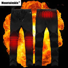 Мужские спортивные брюки Mountainskin, спортивные штаны с подогревом и USB-зарядкой, VA492 2024 - купить недорого