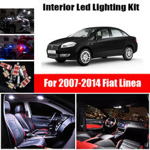 11X White Canbus led Car interior lights Package Kit for Fiat Linea 2007-2014 led interior Dome Trunk lights 2024 - buy cheap