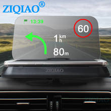 ZIQIAO Smartphone Holder Car HUD Head Up Display GPS Phone Navigation Projector Holder 2024 - buy cheap