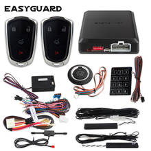 Easyguard-botão de pressão para desligamento, entrada sem chave, sistema de segurança remoto, travamento central, alarme automotivo 2024 - compre barato